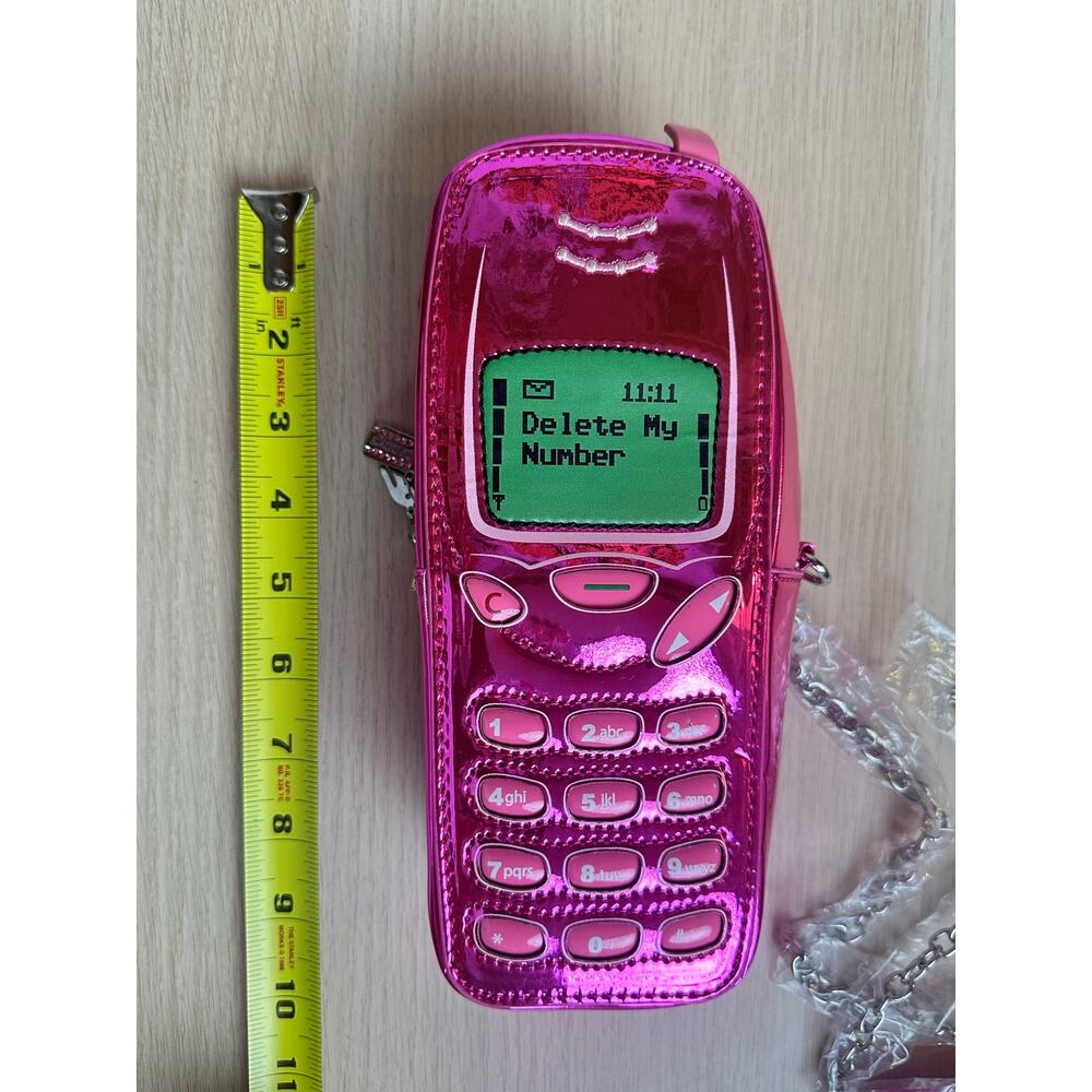 Dolls Kill Hot Pink Cell Phone Purse - Picture 5 of 11